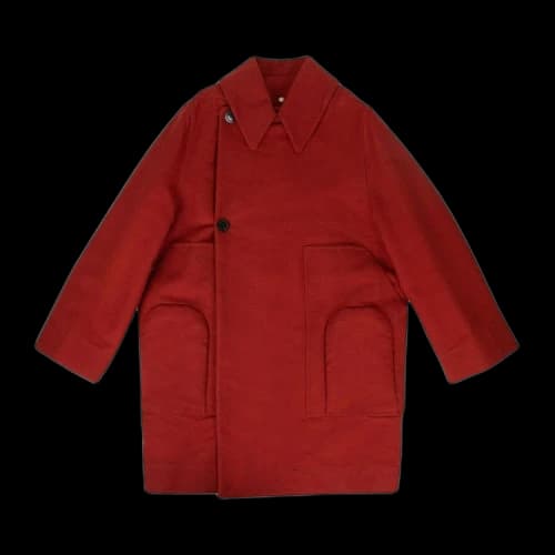Rick Owens Drella Parka Coat 'Cardinal'