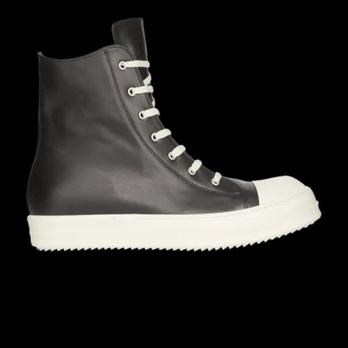 Rick Owens Strobe Leather High 'Black Milk' (Women's)