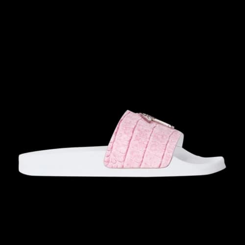 Giuseppe Zanotti Brett Slide 'Croc Skin - Pink' (Women's)
