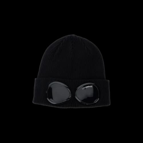 C.P. Company Cotton Goggle Beanie 'Black'