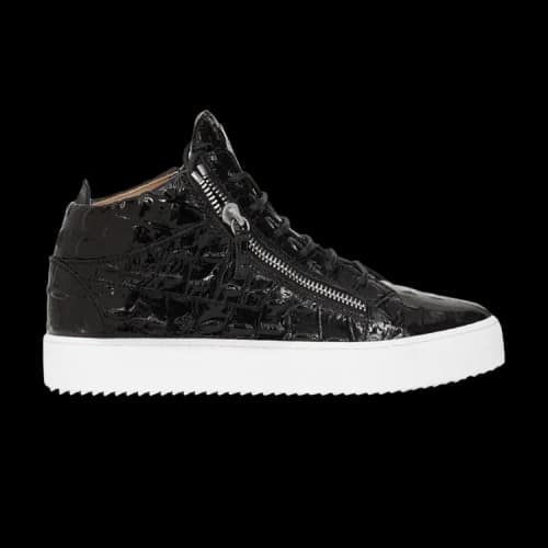 Giuseppe Zanotti Kriss Mid 'Crocodile Print - Black'