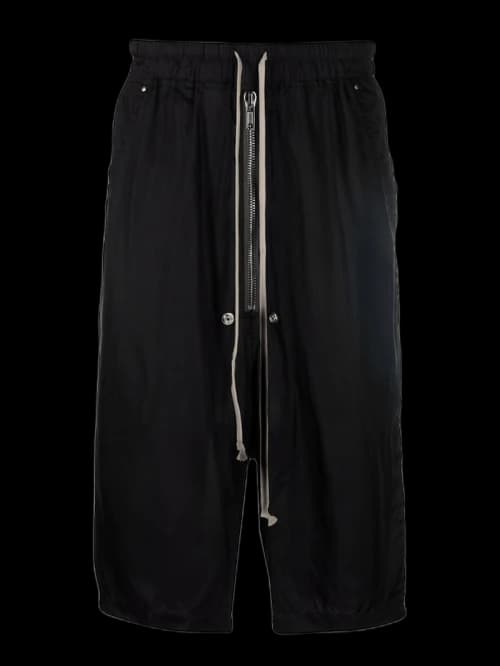 Rick Owens Fogachine Bela Pods Shorts Black