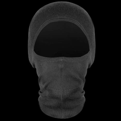 Rick Owens Wool Knit Skull Hat Black