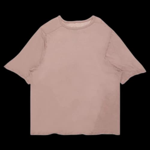 Rick Owens Crewneck Short-Sleeve T-Shirt 'Dusty Pink'