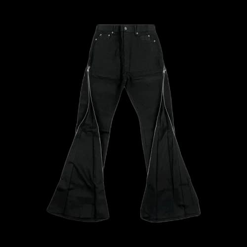 Rick Owens Bolan Banana High Waist Slim Trousers 'Black'