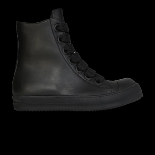 Rick Owens Lido Jumbo Laced Sneaker 'Black'