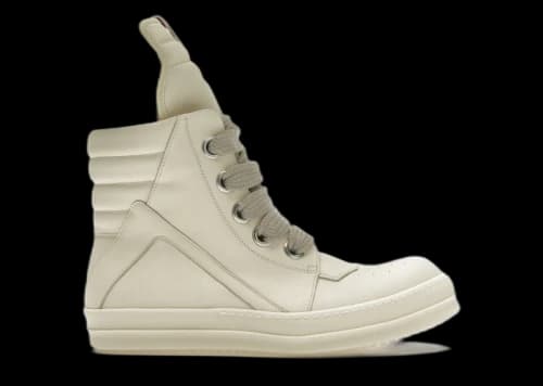 Rick Owens Lido Geobasket Big Lace Milk