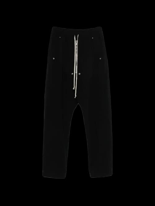 Rick Owens Wool Bela Pants Black