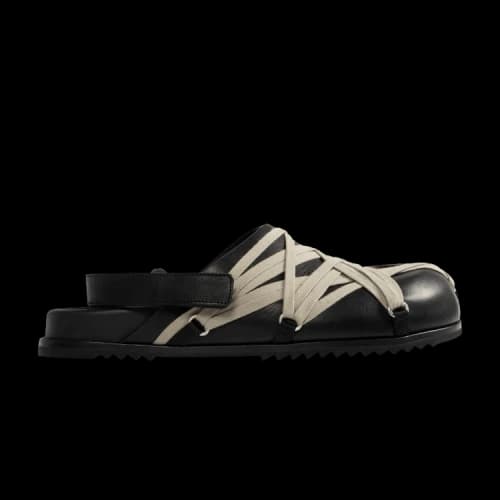 Rick Owens Megalaced Mule Granola 'Black'