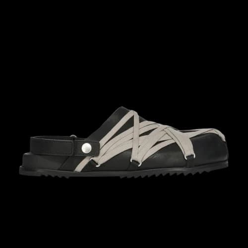 Rick Owens Megalace Mule 'Black'
