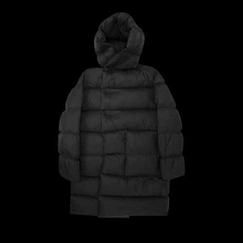 Rick Owens Liner Down Coat 'Black'