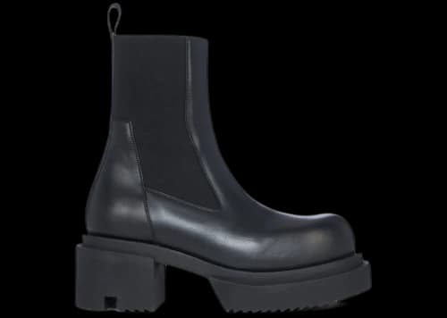 Rick Owens Beatle Bogun Boots Black