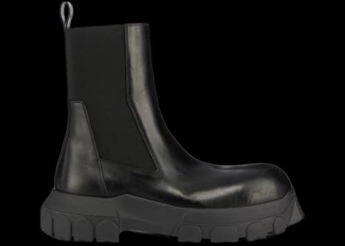 Rick Owens Beatle Bozo Tractor Boots Black
