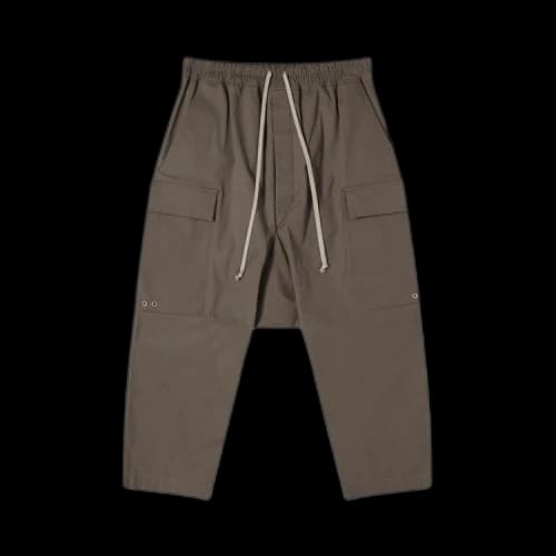 Rick Owens Porterville Cropped Cargo Pants 'Dark Dust'