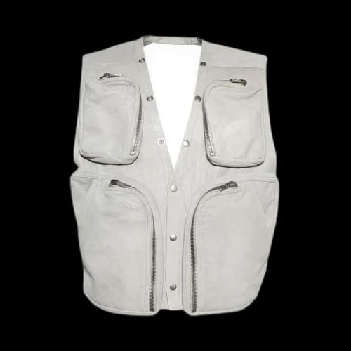 Rick Owens Cargo Vest 'Pearl'