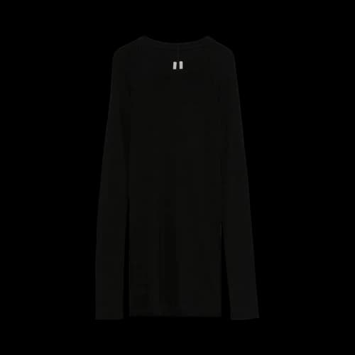 Rick Owens Rib Long-Sleeve T-Shirt 'Black'