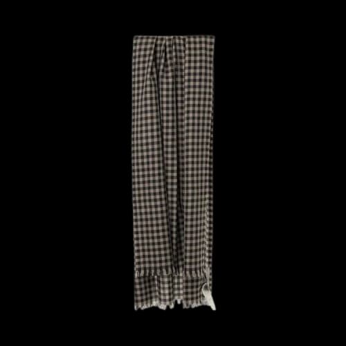 Rick Owens Jumbo Plaid Scarf 'Dust'