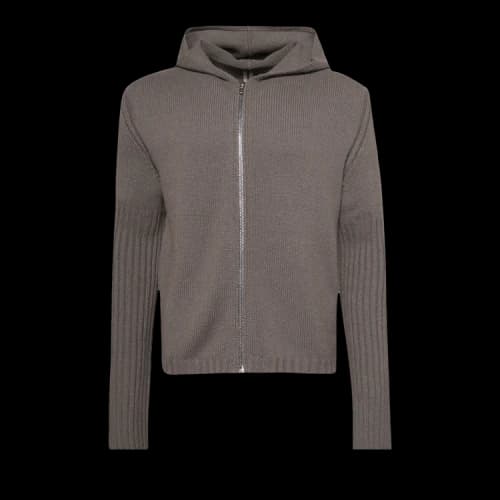 Rick Owens Zipped Hoodie 'Dust'