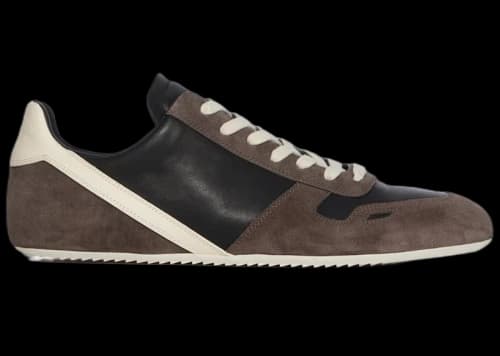 Rick Owens Minimal Sneaks Dark Dust Black Milk