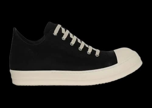 Rick Owens DRKSHDW Concordians Low Sneaks Black Milk