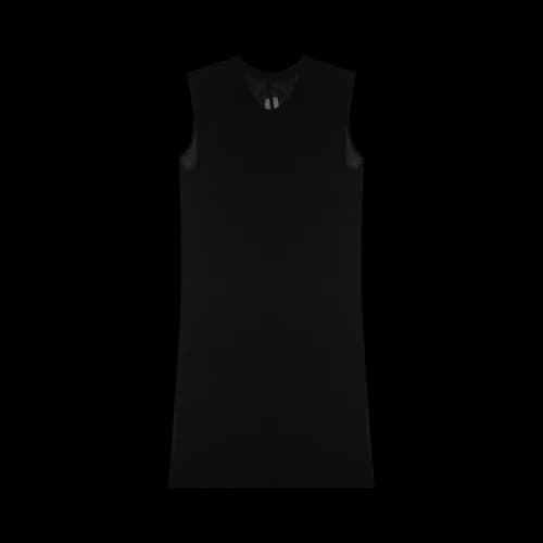 Rick Owens Sheer Fitted Tank Top 'Black'