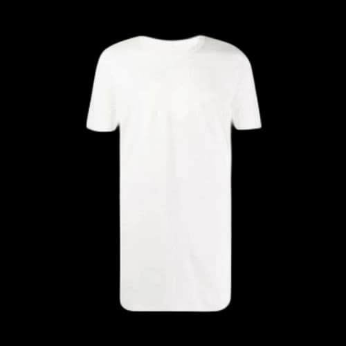 Rick Owens Larry Basic Short-Sleeve Tee 'Milk'