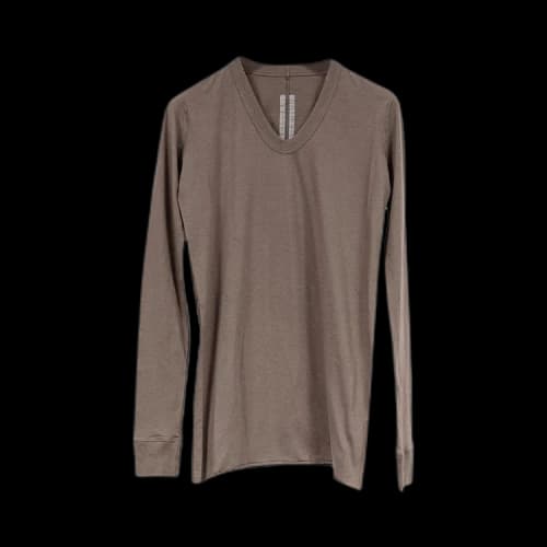 Rick Owens Larry Basic Long-Sleeve Tee 'Dust'