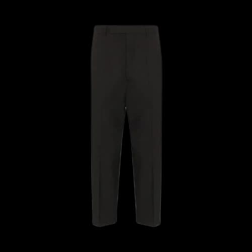 Rick Owens Larry Cropped Astaires Trousers 'Black'
