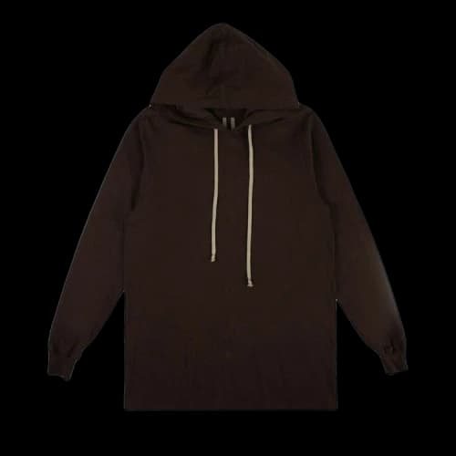 Rick Owens Larry Long Pullover Hooded Sweatshirt 'Purple'
