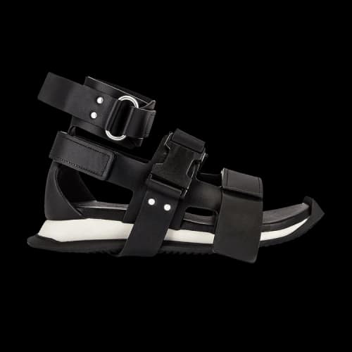 Rick Owens Gladi Runner Sandal 'Black'