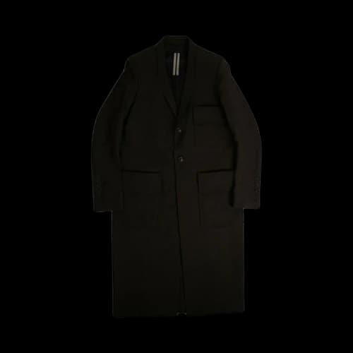 Rick Owens Woven Moreu Coat 'Brown'