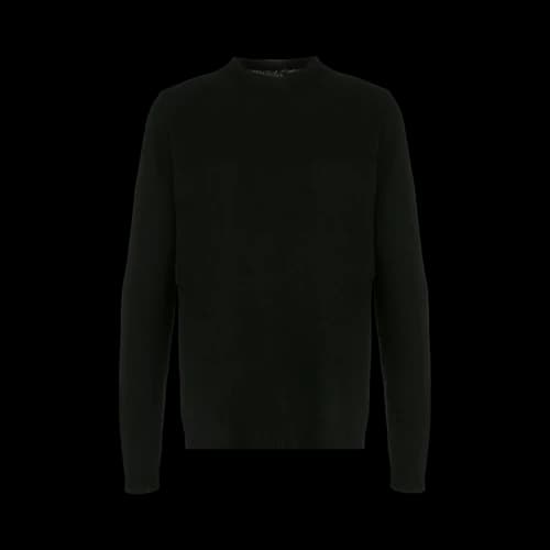 Rick Owens Short Crewneck Long-Sleeve Tee 'Black'