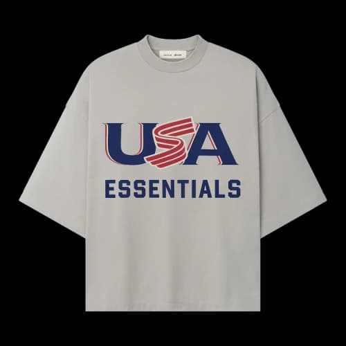 Fear of God Essentials USA Merch Tee 'Seal'