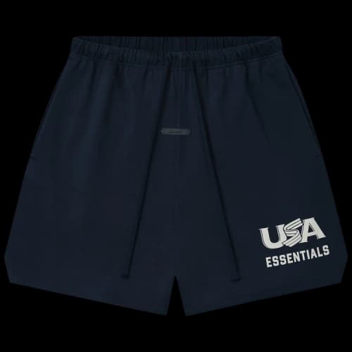 Fear of God Essentials USA Jersey Sweatshort 'Dark Sapphire'