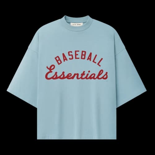 Fear of God Essentials MLB Merch Tee 'Stone Blue'