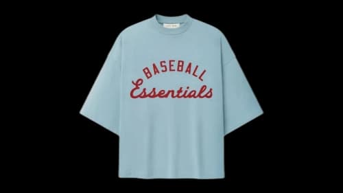Fear of God Essentials MLB Merch Tee Stone Blue