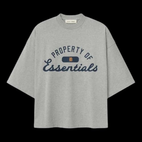 Fear of God Essentials x Tigers Merch T-Shirt 'Concrete Heather'