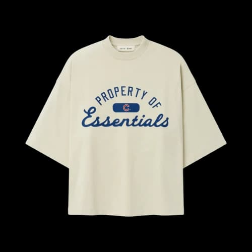 Fear of God Essentials Cubs Merch Tee 'Sandstone'