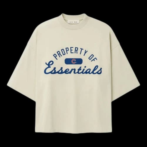 Fear of God Essentials x Cubs Merch T-Shirt 'Sandstone'