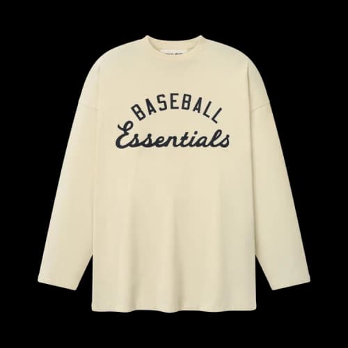 Fear of God Essentials MLB Boxy Long Sleeve Tee 'Oat'