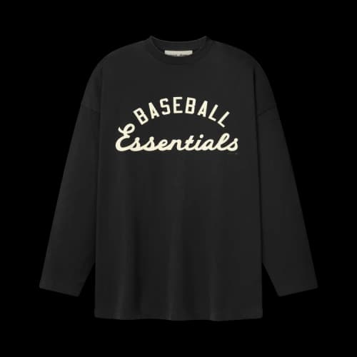 Fear of God Essentials Mlb Boxy Long-Sleeve Tee 'Black'