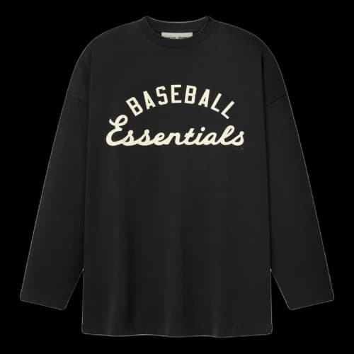 Fear of God Essentials x MLB Boxy Long Sleeve T-Shirt 'Black'