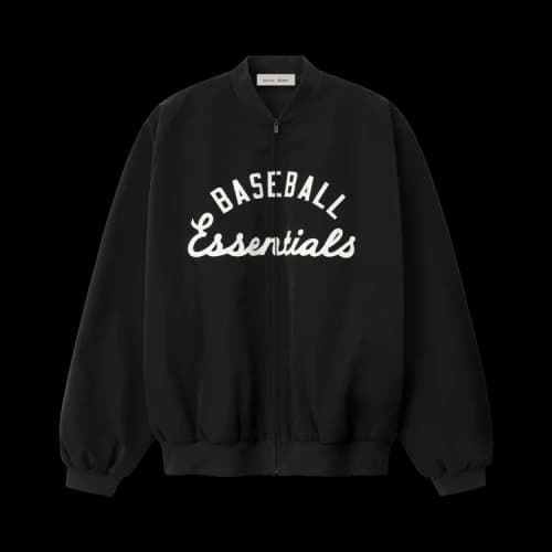 Fear of God Essentials MLB Full Zip Bomber 'Black'