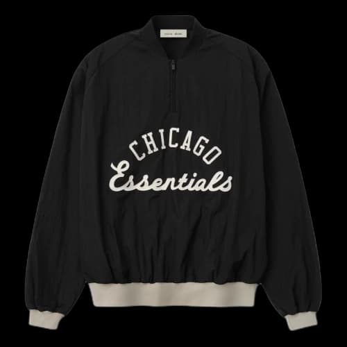 Fear of God Essentials x White Sox Half Zip Pullover 'Black'