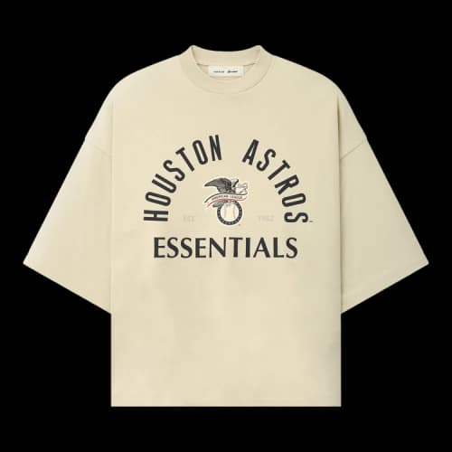 Fear of God Essentials Astros American League Merch Tee 'Sandstone'