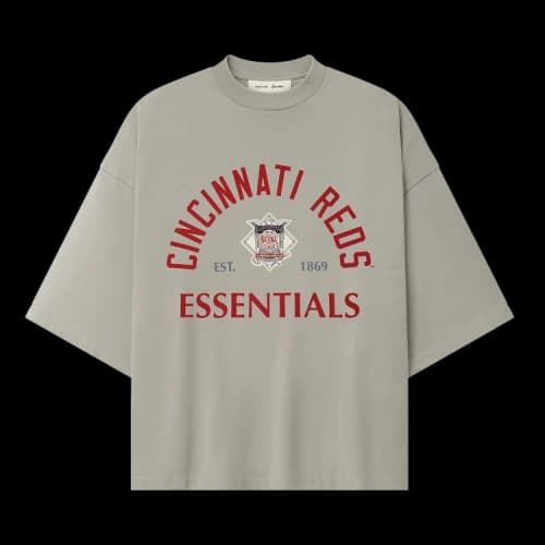 Fear of God Essentials Reds National League Merch Tee 'Seal'
