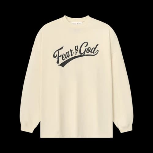 Fear of God Essentials Merch Long-Sleeve Tee 'Chalk'
