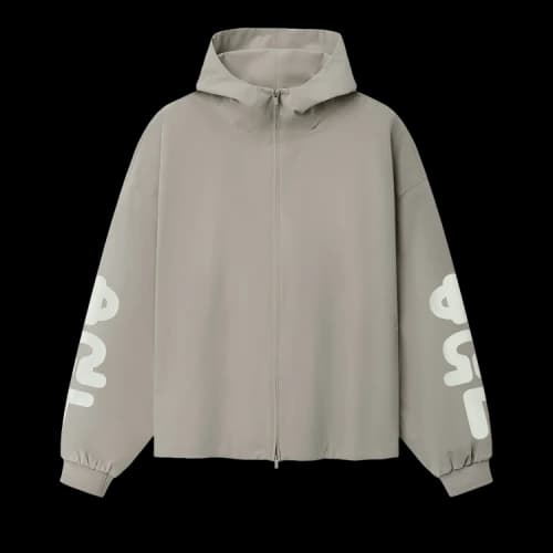 Fear of God Essentials Full Zip Hooded Anorak 'Seal'