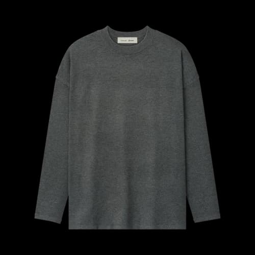 Fear of God Essentials Soft Knit Long Sleeve Tee 'Iron Grey'