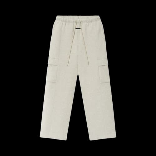 Fear of God Essentials Fleece Cargo Relaxed Sweatpant 'Vanilla Heather'